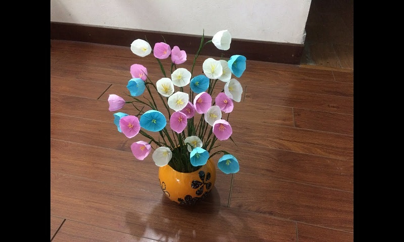 Làm hoa chuông handmade